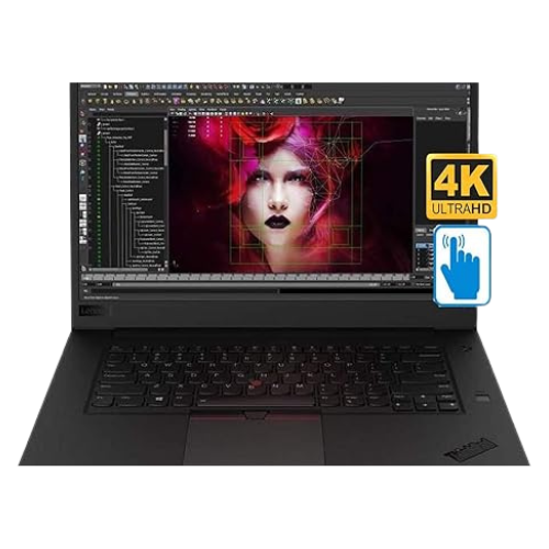 Lenovo ThinkPad P1 Refurbished Laptop Intel i7-8850H, 16GB RAM, 512GB SSD, 15.6" 4K UHD Touch, Quadro P1000 | Renewed